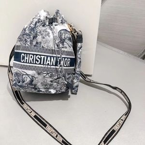 New Authentic Christian Dior Small Drawstring Bag